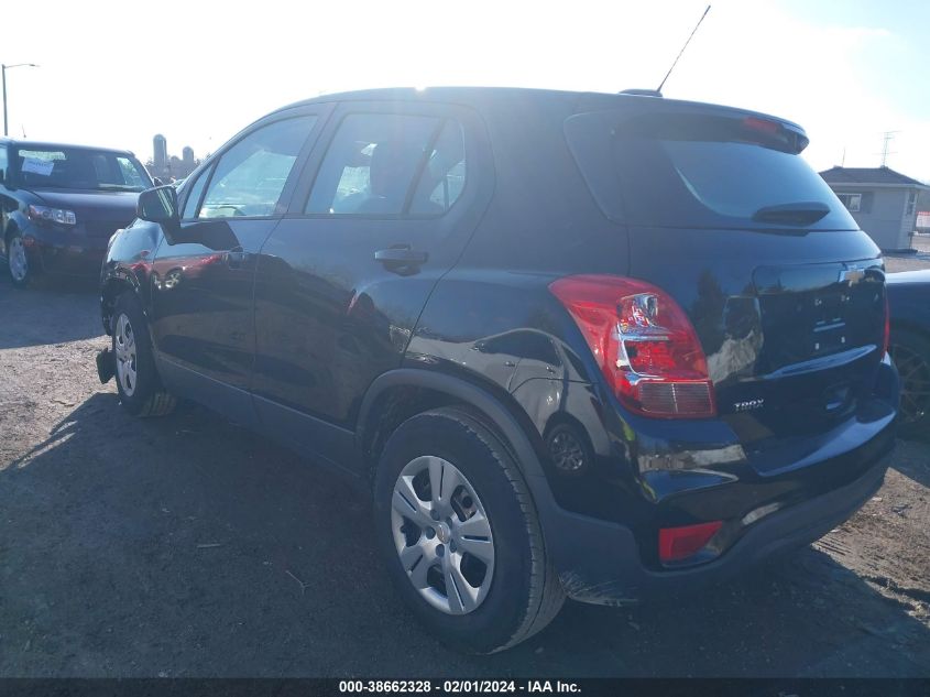 3GNCJKSB3JL334491 2018 Chevrolet Trax Ls