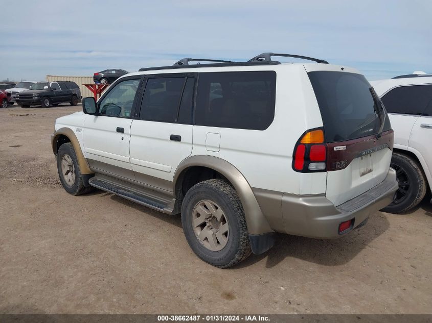 2000 Mitsubishi Montero Sport Ls/Xls VIN: JA4LS31H7YP018876 Lot: 38662487