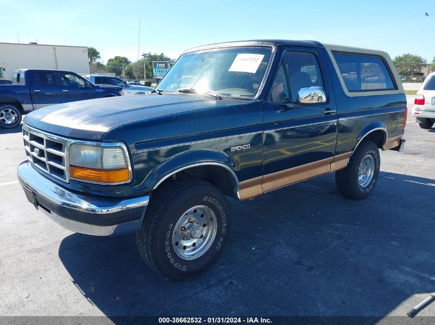 1994 Ford Bronco U100 VIN: 1FMEU15HXRLB32771 Lot: 38662532