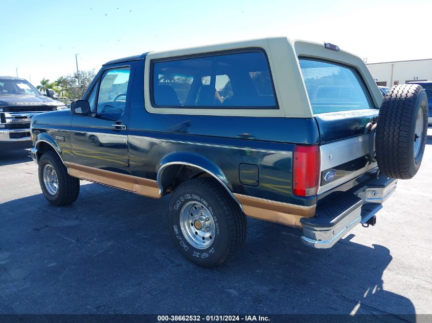 1994 Ford Bronco U100 VIN: 1FMEU15HXRLB32771 Lot: 38662532