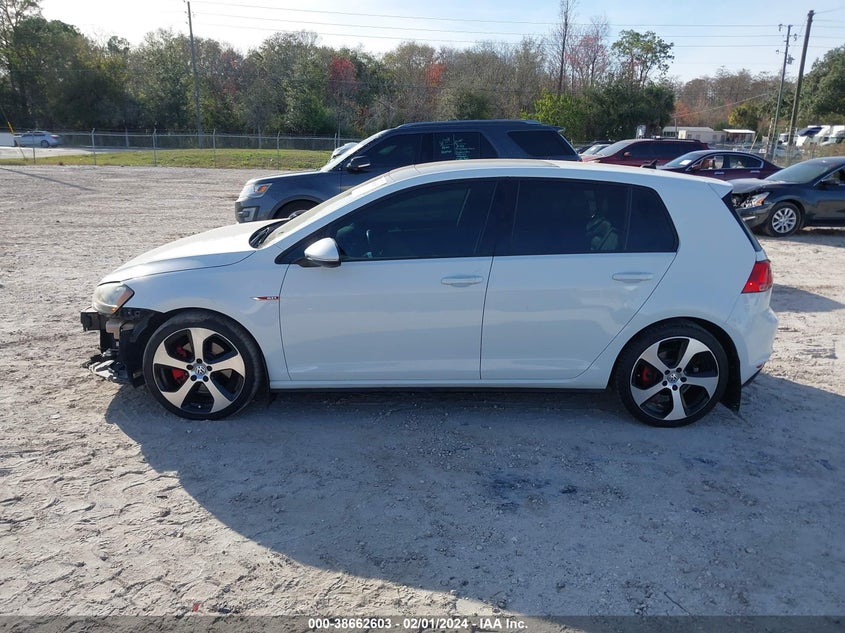 2015 VOLKSWAGEN GOLF GTI 2.0T AUTOBAHN 4-DOOR - 3VW4T7AU0FM029441