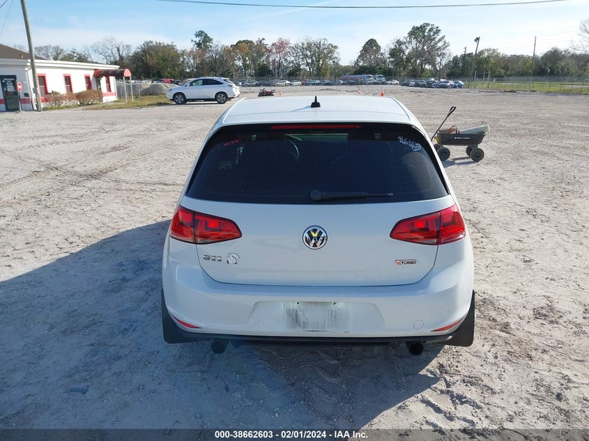 2015 VOLKSWAGEN GOLF GTI 2.0T AUTOBAHN 4-DOOR - 3VW4T7AU0FM029441