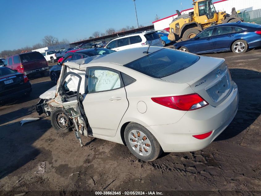 2016 Hyundai Accent Se VIN: KMHCT4AE9GU144876 Lot: 38662645