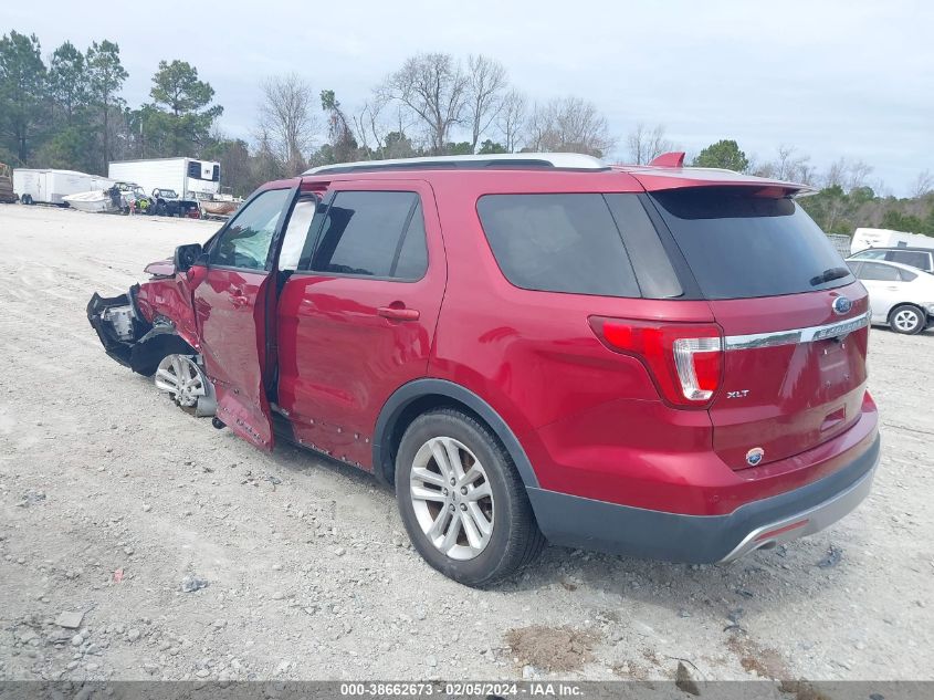 1FM5K7D8XGGB49604 2016 Ford Explorer Xlt