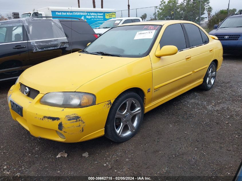 2003 Nissan Sentra Se-R Spec V VIN: 3N1AB51D93L725586 Lot: 38662715