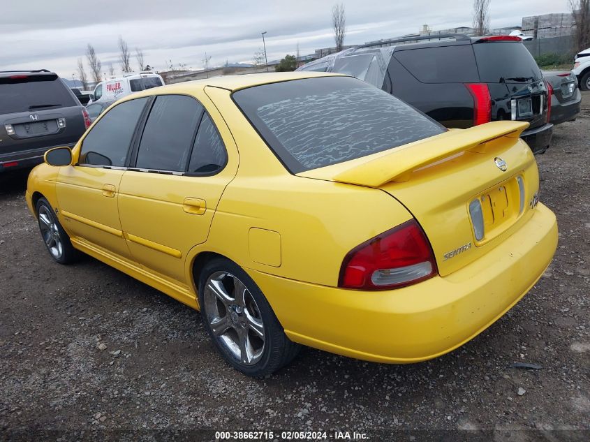 2003 Nissan Sentra Se-R Spec V VIN: 3N1AB51D93L725586 Lot: 38662715