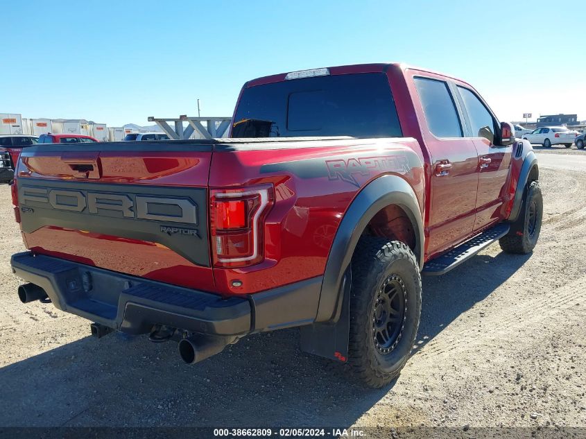 2019 Ford F-150 Raptor VIN: 1FTFW1RGXKFC09292 Lot: 38662809