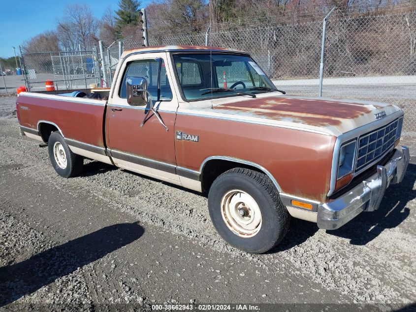 DODGE TRUCK 1984. Lot# 38662943. VIN B7FD14C!EF335893 . Photo 1