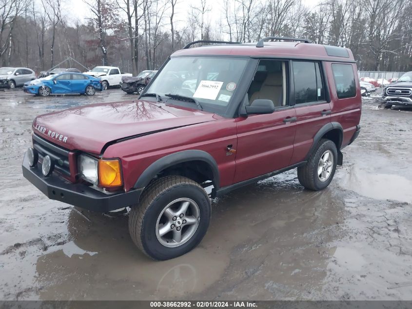 2002 Land Rover Discovery Series Ii Sd VIN: SALTL12462A742032 Lot: 38662992