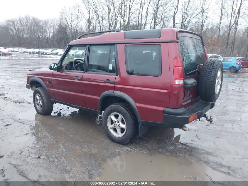 2002 Land Rover Discovery Series Ii Sd VIN: SALTL12462A742032 Lot: 38662992