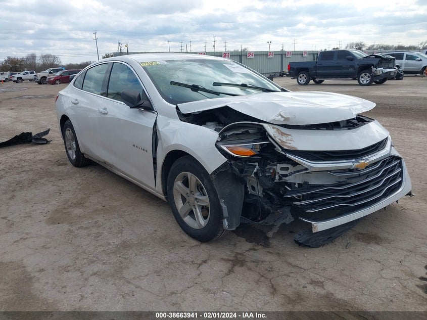 VIN 1G1ZB5STXKF187455 2019 CHEVROLET MALIBU 1LS