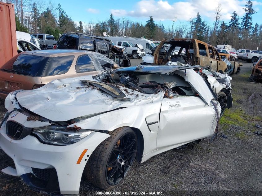 2017 BMW M4 VIN: WBS3R9C51HK708989 Lot: 38664398