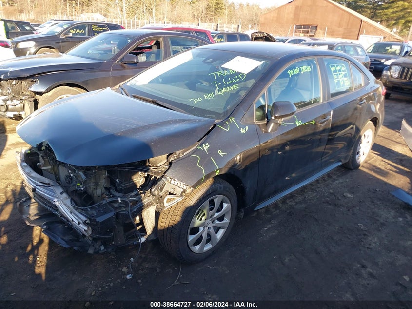 VIN 5YFEPMAE9MP149831 2021 TOYOTA COROLLA LE