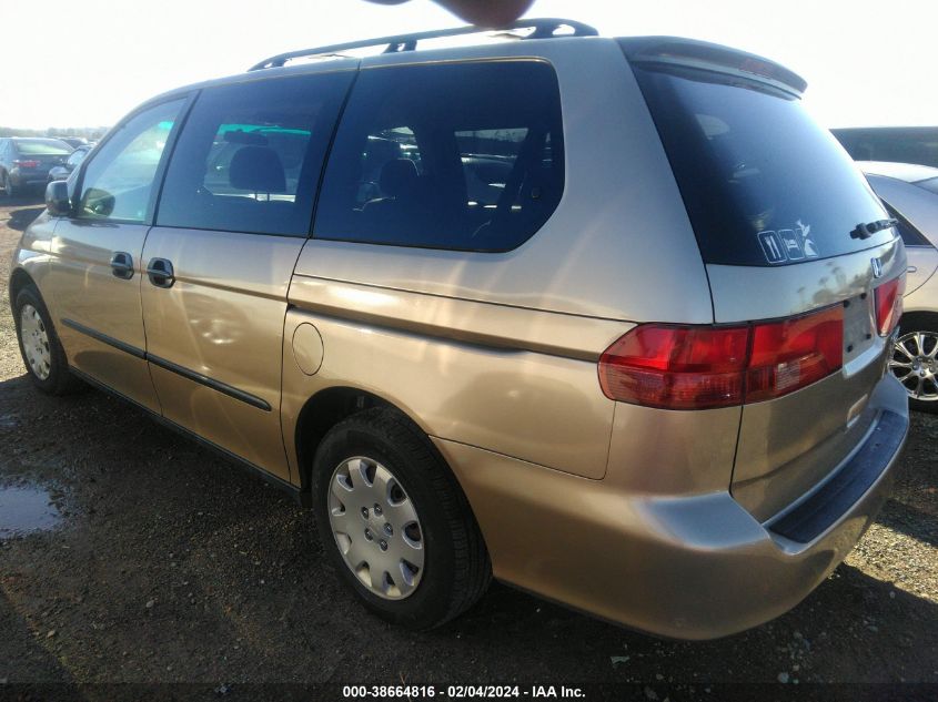 2001 Honda Odyssey Lx VIN: 2HKRL18571H608977 Lot: 38664816