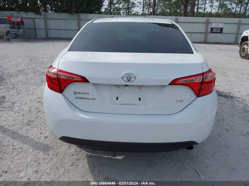 2019 TOYOTA COROLLA LE - 5YFBURHE3KP941761