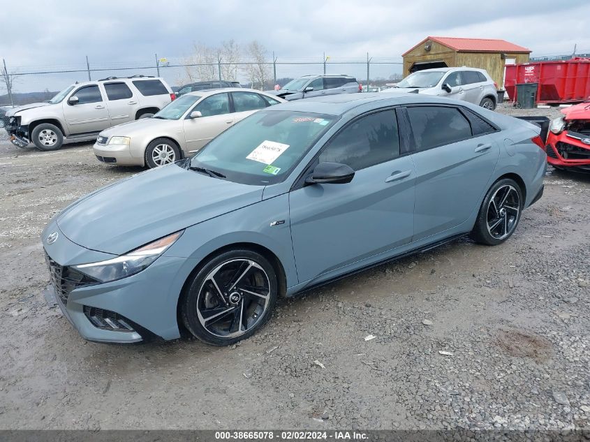 2023 Hyundai Elantra N Line VIN: KMHLR4AF6PU376021 Lot: 38665078