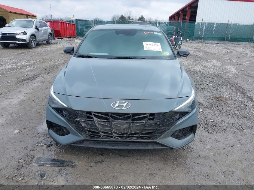 2023 Hyundai Elantra N Line VIN: KMHLR4AF6PU376021 Lot: 38665078