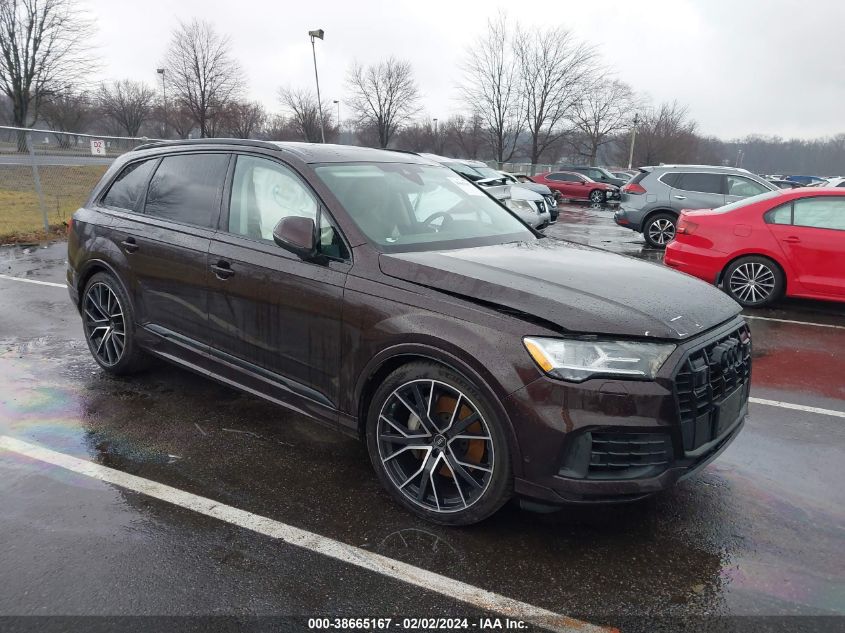 2022 Audi Q7 Prestige 55 Tfsi Quattro Tiptronic VIN: WA1VXBF77ND018393 Lot: 38665167