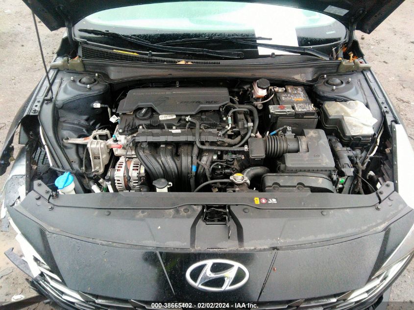 2021 Hyundai Elantra Sel VIN: 5NPLN4AG7MH046077 Lot: 38665402