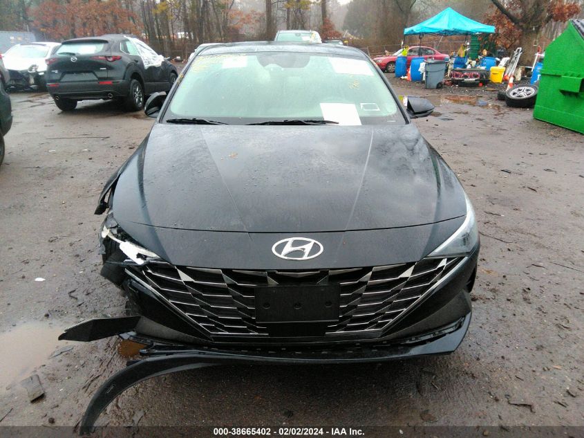 2021 Hyundai Elantra Sel VIN: 5NPLN4AG7MH046077 Lot: 38665402