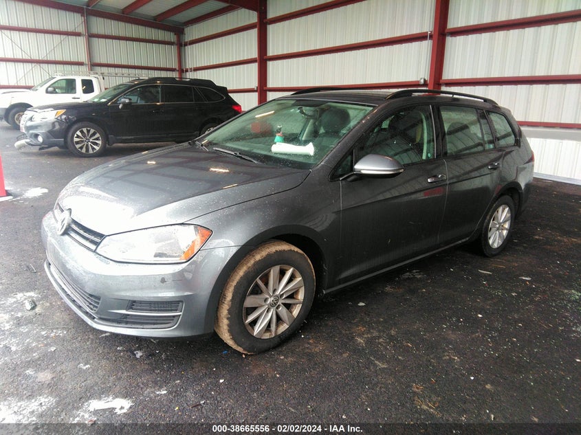 2016 VOLKSWAGEN GOLF SPORTWAGEN TSI S 4-DOOR - 3VWC17AU7GM501296
