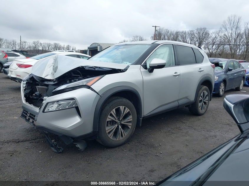 VIN JN8AT3BB3MW218596 2021 NISSAN ROGUE SV INTELLIGENT AWD