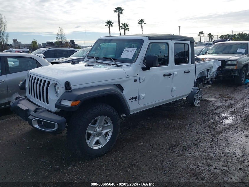 VIN 1C6HJTAGXPL515617 2023 JEEP GLADIATOR SPORT