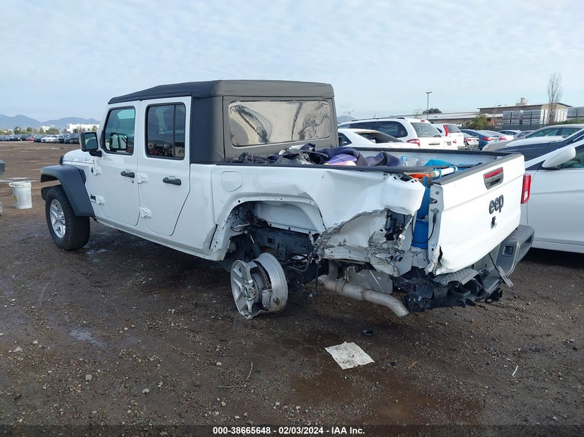 VIN 1C6HJTAGXPL515617 2023 JEEP GLADIATOR SPORT