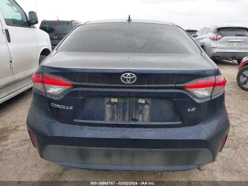 VIN 5YFEPMAE3NP389507 2022 TOYOTA COROLLA LE