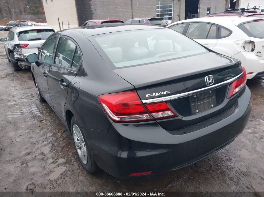 2014 Honda Civic Lx VIN: 19XFB2F58EE232993 Lot: 38665888