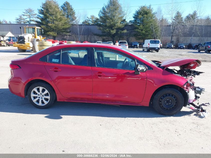 2020 Toyota Corolla Le VIN: 5YFEPRAE1LP066499 Lot: 38666236