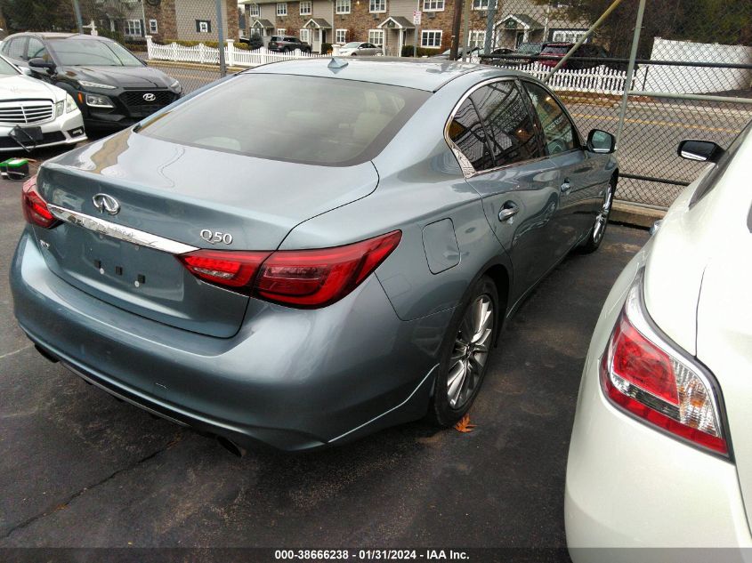 2019 Infiniti Q50 3.0T Luxe VIN: JN1EV7AR3KM557657 Lot: 38666238