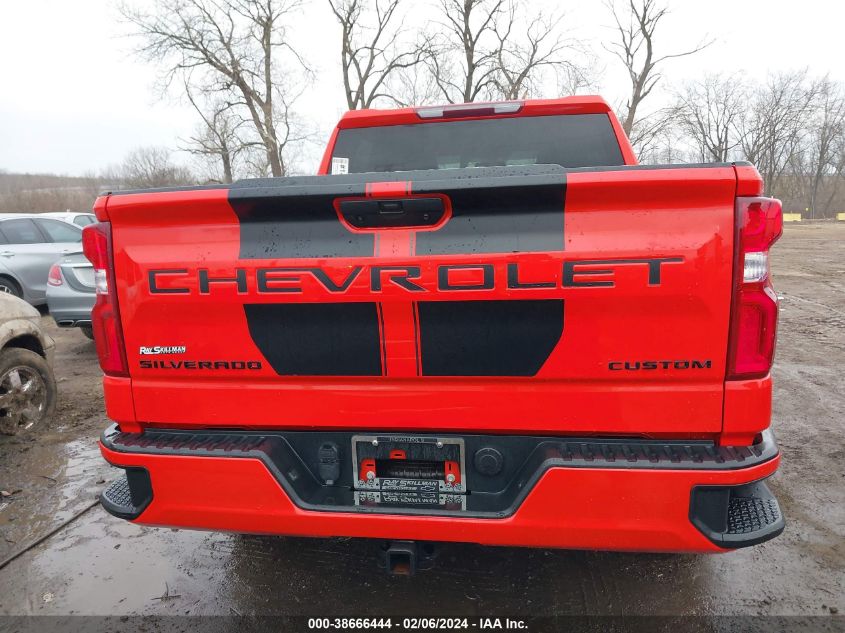 2020 Chevrolet Silverado 1500 4Wd Short Bed Custom VIN: 1GCPYBEK8LZ336833 Lot: 38666444