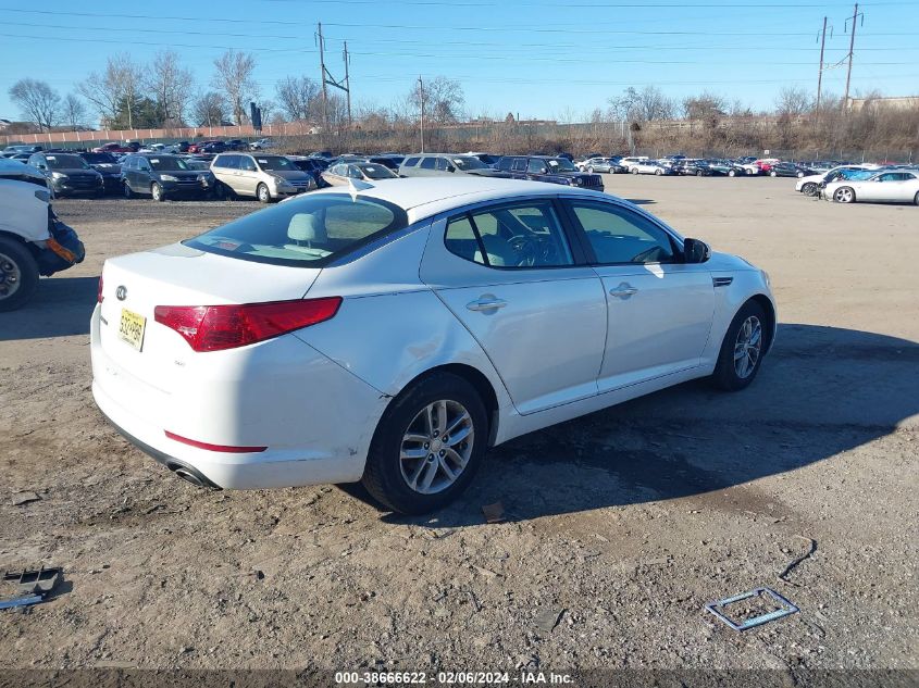 2013 Kia Optima Lx VIN: 5XXGM4A78DG233554 Lot: 38666622