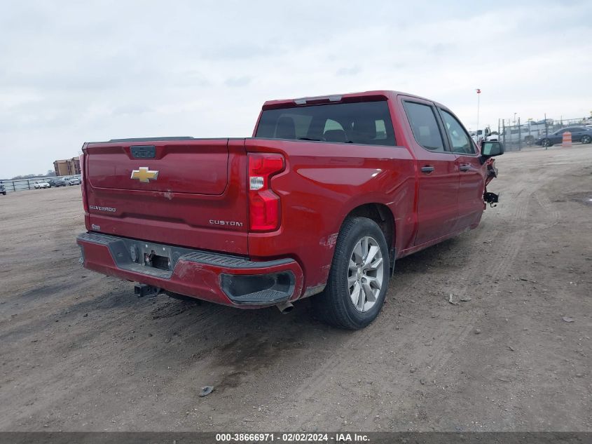 2021 Chevrolet Silverado 1500 2Wd Short Bed Custom VIN: 3GCPWBEK8MG430489 Lot: 38666971