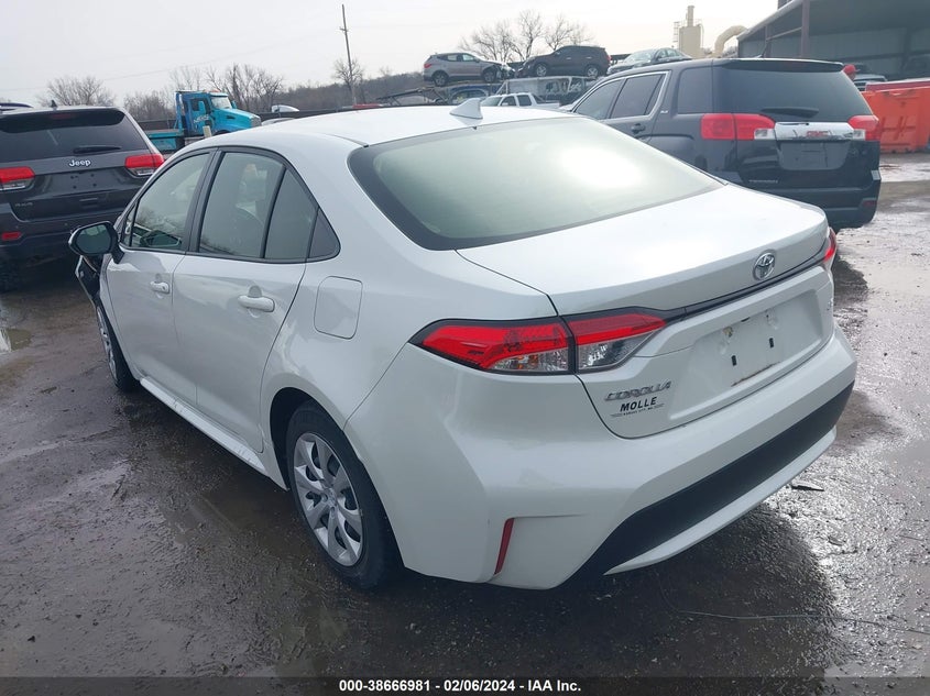 VIN JTDEPRAE1LJ112403 2020 TOYOTA COROLLA LE