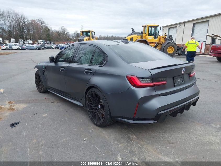 2022 BMW M3 Competition xDrive VIN: WBS43AY07NFN04299 Lot: 38666989