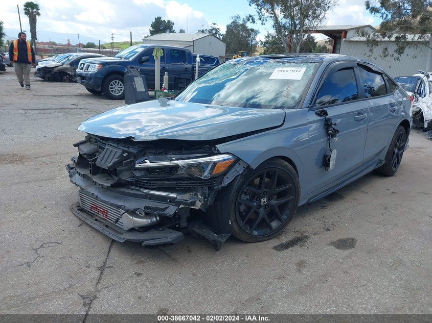 VIN 2HGFE1E52NH475840 2022 HONDA CIVIC SI SEDAN