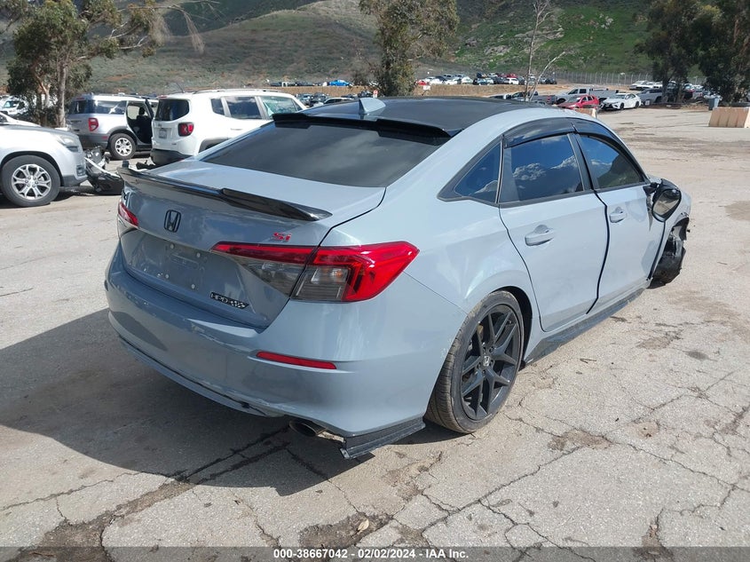 VIN 2HGFE1E52NH475840 2022 HONDA CIVIC SI SEDAN