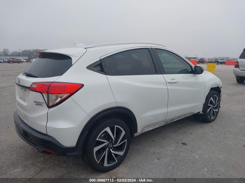 VIN 3CZRU6H16LM701293 2020 HONDA HR-V AWD SPORT