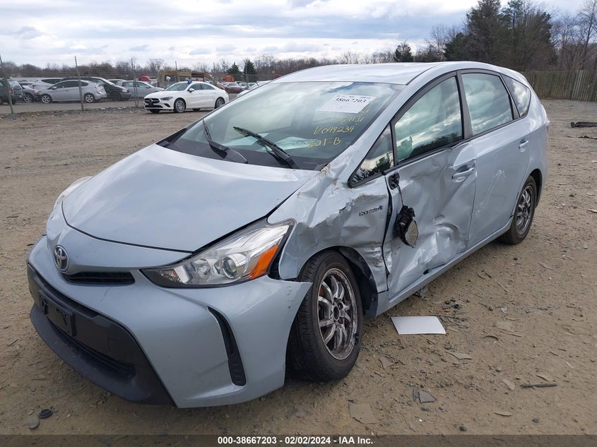 2016 Toyota Prius V Two VIN: JTDZN3EU1GJ049234 Lot: 38667203