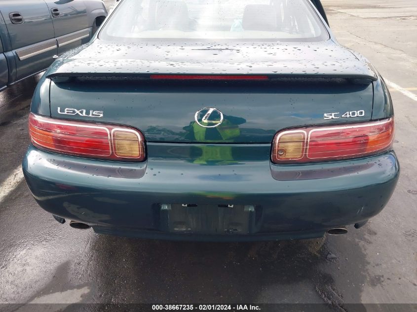 1997 Lexus Sc 400 VIN: JT8CH32Y4V1000738 Lot: 38667235