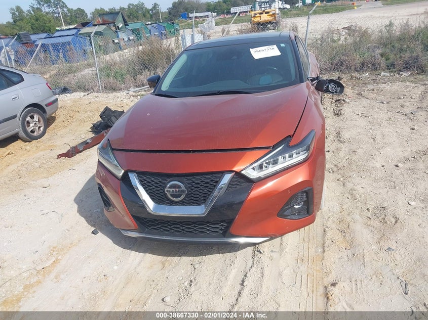 VIN 1N4AA6FV2MC510934 2021 NISSAN MAXIMA PLATINUM XTRONIC CVT