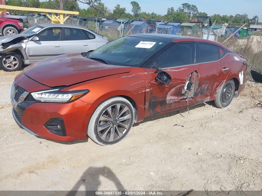 VIN 1N4AA6FV2MC510934 2021 NISSAN MAXIMA PLATINUM XTRONIC CVT