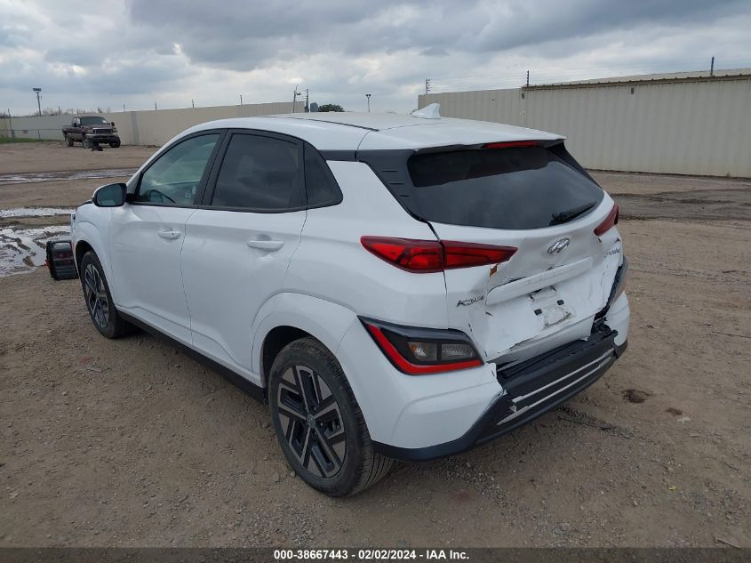 KM8K33AG3PU193448 Hyundai Kona Electric SEL 3