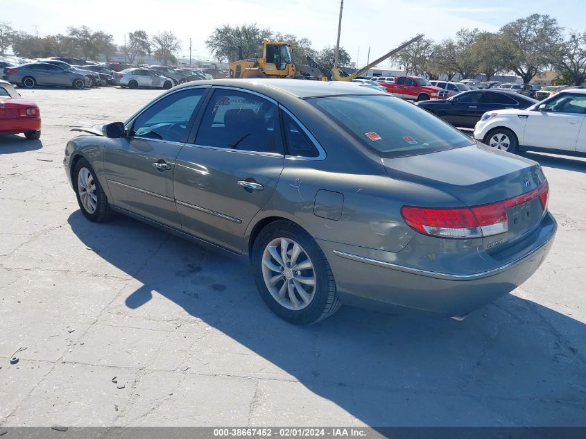 2006 Hyundai Azera Limited/Se VIN: KMHFC46F56A135624 Lot: 38667452