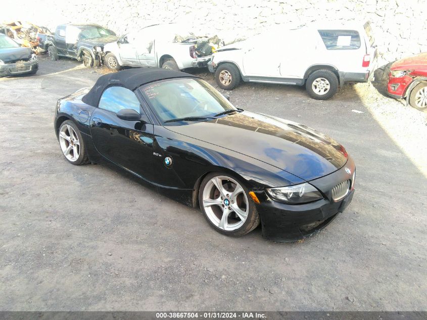 4USBU53557LX02447 2007 BMW Z4 3.0Si