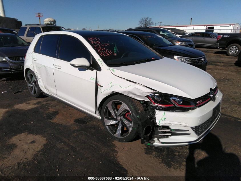 2019 Volkswagen Golf Gti 2.0T Autobahn/2.0T Rabbit Edition/2.0T S/2.0T Se VIN: 3VW5T7AU3KM003690 Lot: 38667568