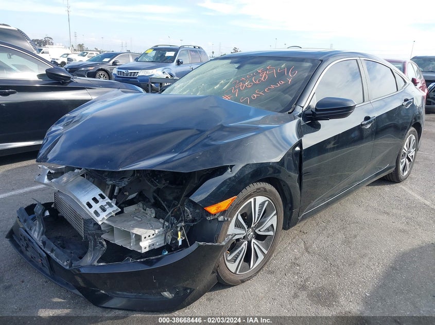 VIN 19XFC1F32JE201383 2018 HONDA CIVIC EX-T