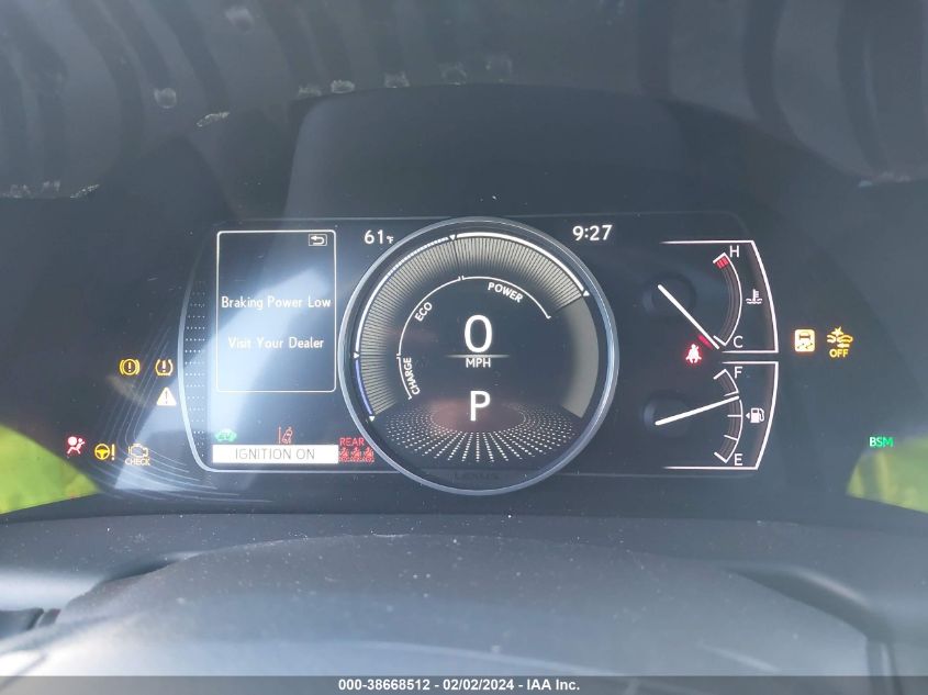 2022 Lexus Es 300H VIN: 58ACA1C11NU024297 Lot: 38668512